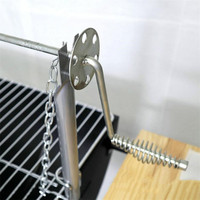 Chariot rotatif de Barbecue en acier inoxydable, pour Camping, Grill au charbon de bois, de poulet,