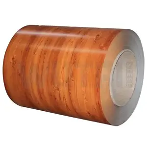 Container Steel Wood Pattern Black Rolled Prepainted Gi Gl Sheet Ppgl Color Coated Aluminum Coil Ppgi Galvanized Steel Coil