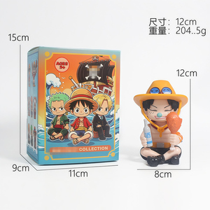 8 Estilos, <span class=keywords><strong>Figura</strong></span> de Manga de 10 CM, Serie de Comida de ONE PIECE, Luffy, Nami, Zoro, Sanji, <span class=keywords><strong>Chopper</strong></span>, Yamato, <span class=keywords><strong>Figura</strong></span> de PVC, Juguetes de Anime - Product Image 4