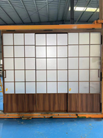 Porte coulissante en alliage d'aluminium de style moderne