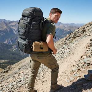 Bolsa Táctica Molle Impermeable para Montañismo y Senderismo, con Múltiples Herramientas, Bolsillo de Almacenamiento, Kit de Accesorios Médicos EDC - Product Image 3