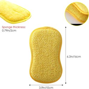 <b>Kitchen</b> Non-metal <b>Net</b> Scrubber Dish Wash Abrasive Non-Scratch Sponge Scouring Pad Sponge Scourer Scrub Sponge - Product Image 2