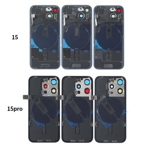 เคสหลังสำหรับ iPhone 14 15 16 Pro Max Plus พร้อมฝาหลังกระจก ฝาครอบแบตเตอรี่ กรอบกลาง ชุดประกอบโครงตัวเครื่อง พร้อมแม่เหล็ก Nfc ลดราคาพิเศษ - Product Image 2