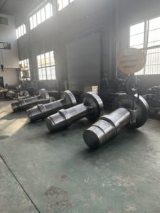 HaiYuan hoogwaardige snelle levering aanpasbare grootschalige windturbine hoofdas gesmede as - Product Image 4