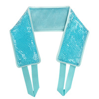 Pack de gel chaud/froid double face pour la rééducation et le soulagement des douleurs au cou, aux épaules et à la taille - Collection Foot