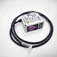 Capteur de distance laser DHR10-11000 RU Canopen SSI RS485Modbus RS422 10 mètres 540KHz, précision 2 mm, résolution 0,1 mm, intelligent
