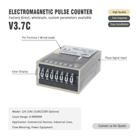 Compteur d'impulsions électromagnétiques miniature directement de l'usine, tension personnalisable disponible
