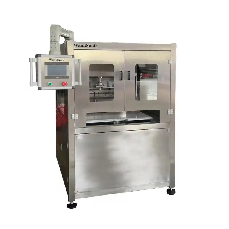 बेकरी मशीनरी केक उपकरण अल्ट्रासोनिक खाद्य काटने मशीन
