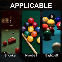 Queue de billard de qualité professionnelle 1 pièce 57 pouces en bois de frêne Queue de billard faite à la main avec joint en acier inoxydable