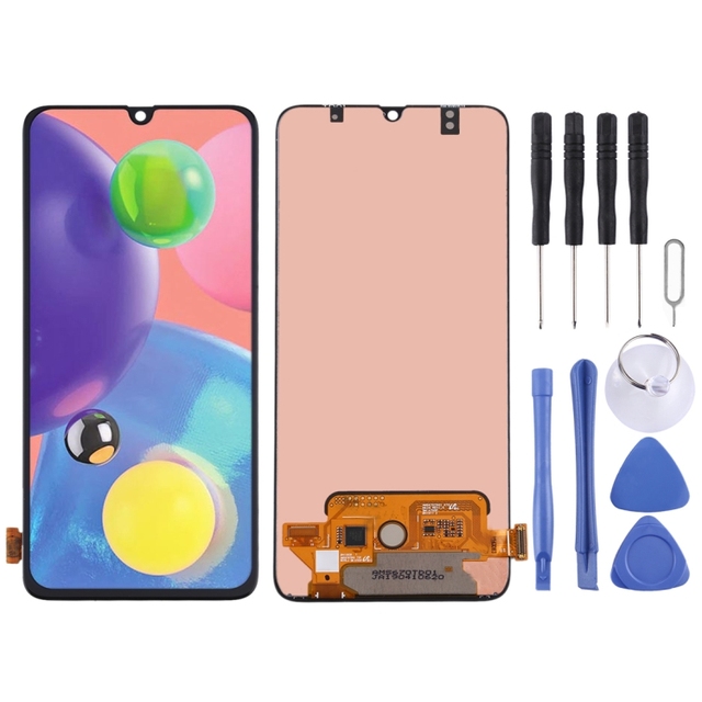 Super AMOLED LCD Screen for Samsung Galaxy A70s with Digitizer Full Assembly Touch Screen Replacement