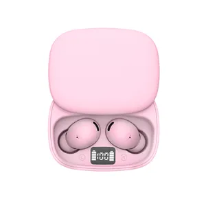 C8 Pro Earphone nirkabel penjualan laris desain geser kotak pengisi daya nirkabel V5.3 Earphone daya tahan baterai Ultra panjang