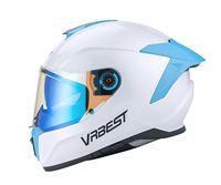Nouveau best-seller, casque de moto intégral certifié DOT 22.06, ABS léger, pour hommes et femmes, toutes saisons, double miroir, 1 an