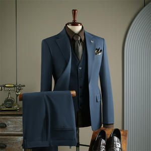 Trajes de hombre personalizados de fábrica de alta calidad OEM de lujo 3 piezas trajes de hombre para boda trajes de trabajo formales para hombre - Product Image 1