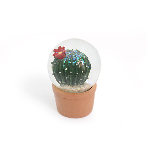 6.5cm LED lampe <span class=keywords><strong>pas</strong></span> cher neige décoration résine <span class=keywords><strong>cactus</strong></span> globes d'eau - Product Image 1