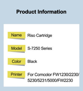 <span class=keywords><strong>Cartucce</strong></span> d'<span class=keywords><strong>Inchiostro</strong></span> Compatibili Goosam S-7250 7251 7252 7253 <span class=keywords><strong>per</strong></span> <span class=keywords><strong>Stampanti</strong></span> Riso Comcolor FW 1230 2230/5230 5231 5000 - Product Image 3