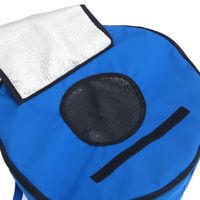 Chaise glacière portable et pliable en acier au carbone avec isolation détachable pour pique-nique et camping en extérieur