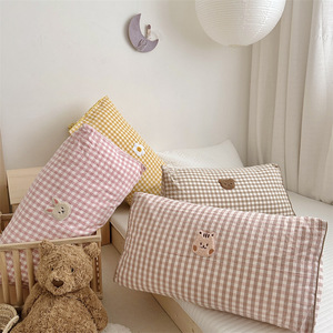 Coussin de soutien lombaire simple et frais en coton pour chevet, canapé, chambre, bureau, ou comme pare-chocs de lit bébé, avec rembourrage en polyester - Product Image 6