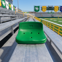 Siège en plastique HDPE durable CGC, siège de stade de football, chaise de spectateur, siège sportif réglable pour l'intérieur, 42x42x18cm