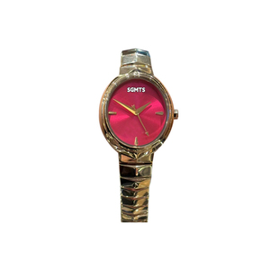 Reloj azul hielo de moda, nuevo reloj de cuarzo con esfera de metal con diseño de hueso de serpiente, pequeño reloj dorado Saturno para mujer - Product Image 3