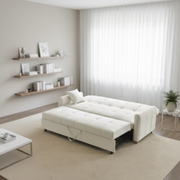 Nouveau canapé-lit multifonctionnel en tissu, moderne, simple, pliable, double usage, petit canapé-lit pour la maison, salon, chambre à coucher