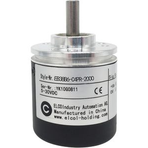 เอลโค อินดัสทรี ออโตเมชั่น แอก ตัวเข้ารหัสแบบอินคริเมนทัล รุ่น EB38B6 C4PR 2000 แกนโซลิด ขนาด 6 มม. เส้นผ่านศูนย์กลางสายเคเบิล 38 มม. - Product Image 1
