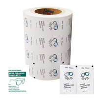 Rouleau de papier aluminium personnalisé de haute qualité en gros, papier aluminium laminé pour la fabrication de lingettes humides