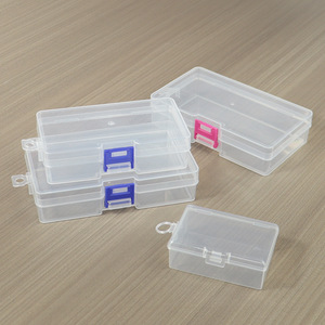 Rectangular Transparent Plastic Storage <b>Box</b> With Lid For Office Organizer Component Parts <b>Packaging</b> <b>Small</b> Size - Product Image 4