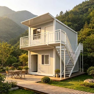 Casa Contenedor Prefabricada Modular de 20 pies, de Dos Pisos, Transpirable, de Estilo Moderno, Rectangular, de Ensamblaje Rápido, Solución Completa - Product Image 5