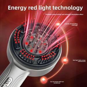S16 YENİ Evde Saç Bakımı için Uçucu Yağ Atomizasyonlu Taşınabilir Kırmızı Işıklı Elektrikli Saç Derisi Masaj Tarağı EMS Fonksiyonlu - Product Image 4
