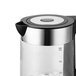 Bouilloire électrique sans fil en verre 2L, double chauffe, haute température, arrêt automatique, maintien au chaud, protection anti-ébullition à sec - Petite taille domestique - Product Image 5