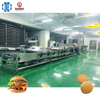 Machine à former des pains à burger commerciaux, haute capacité, 10000 pièces/h, moteur en acier inoxydable 304, production automatique de pains à burger pour boulangerie