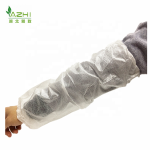 Medische Hygiënische Waterdichte Wegwerp Mouw Beschermers Niet-Geweven Witte Arm Covers Mouw Voor Cleanroom - Product Image 5