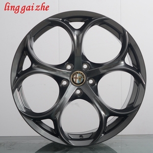 Nouvelles <span class=keywords><strong>jantes</strong></span> en alliage d'aluminium R19 20 pouces 2019x8 19x9 PCD5-110 CB65.1crr pour <span class=keywords><strong>Alfa</strong></span> <span class=keywords><strong>Romeo</strong></span> Giulia Juliet - <span class=keywords><strong>Jantes</strong></span> moulées à cinq branches - Product Image 1