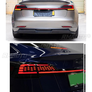 For Tesla <b>Model</b> 3 2019-2023 LED Daytime Running Light Waterproof Fog Lamp Car Taillight Assembly Body <b>Kit</b> - Product Image 3