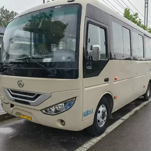 Xe Buýt Du Lịch Diesel Nhỏ Tàu Lượn Mini Thương Hiệu Giang Ling Xe Buýt Chở Khách 25 Chỗ Ngồi Cũ Cho Châu Phi
