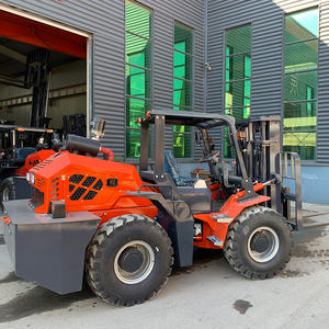 Venta Directa de Fábrica KaiDa, Montacargas Articulado de 5 Toneladas, 4x4, Motor Diésel Todoterreno, Mástil de Tres Etapas, 1 Año de Garantía para Terrenos Difíciles - Product Image 5