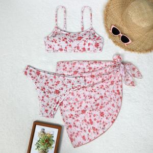 OUTPACE - Bikinis Florales al por Mayor para Mujer, Trajes de Baño Deportivos a Prueba de Periodo, Disponibles en Estilos con Estampado a Rayas y Cuadros, con Efecto Push-Up - Product Image 5