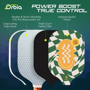 Raquettes de pickleball en fibre de verre avec impression UV couleur réelle, livraison rapide en gros, meilleures raquettes de pickleball pour débutants - Product Image 4