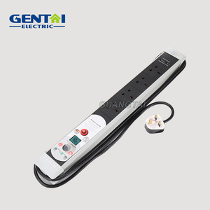 Regleta <span class=keywords><strong>de</strong></span> enchufes múltiples para el hogar, <span class=keywords><strong>con</strong></span> cable largo y protección contra sobrecargas - Product Image 1