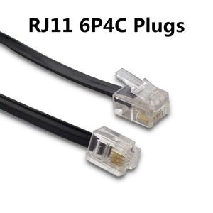 Venta caliente 5 metros Rj11 Rj45 Cable 28Awg 4 Cable de teléfono Cable 4P4C Cable de caída de teléfono para electrodomésticos - Product Image 5