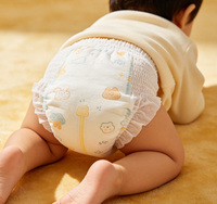 Offre Spéciale Couches jetables pour bébé en tissu non tissé haut de gamme, imperméables, imprimées 3D, anti-fuites, double couche, anti-fuites latérales