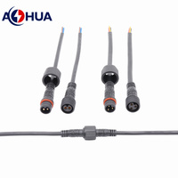 Pack de batterie à led étanche câble moulé M14-02 2 3 4 broches circulaire mâle femelle prise en plastique moulé avec 18/20/22/24AWG