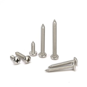 Venta al por mayor 3,9*38 cabeza tornillos de rosca Phillips cabeza plana tornillos de cola puntiaguda Acero inoxidable Phillips cabeza redonda tornillos de rosca - Product Image 1