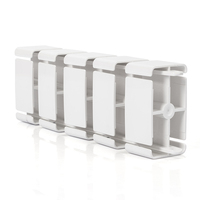 Kit de gestion des câbles réglable en hauteur en plastique de haute qualité avec logo personnalisé pour bureau