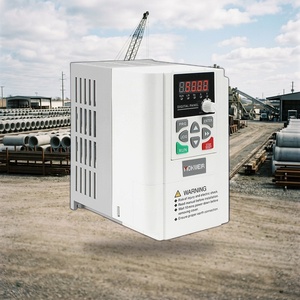 อินเวอร์เตอร์ปรับความเร็วรอบมอเตอร์แบบเฟสเดียวและสามเฟส VFD 110v 220v 380v 0.4kw 0.75kw 1.5kw 2.2kw 3kw ปรับความถี่ได้ - Product Image 1