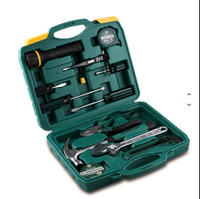 Ensemble d'outils multifonctionnels CR-V de 13 pièces avec étui rigide, comprend une lampe de poche, des pinces, un ruban adhésif, une clé et plus encore - Marque HANBON - Garantie 1 an