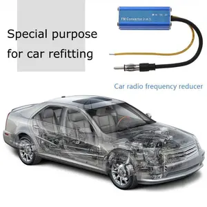 범용 12V FM 라디오 밴드 주파수 변환기 3 in 1 자동차 자동 스테레오 안테나 FM 밴드 확장기 주파수 변환기 - Product Image 6