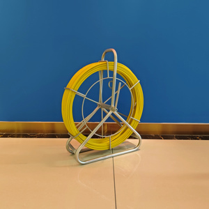 Tige <span class=keywords><strong>de</strong></span> guidage électrique pour conduits, en <span class=keywords><strong>fibre</strong></span> <span class=keywords><strong>de</strong></span> <span class=keywords><strong>verre</strong></span>, diamètre 10 mm, longueur 100 m, pour pose <span class=keywords><strong>de</strong></span> câbles et utilisation en ingénierie - Product Image 2