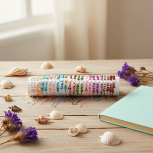 Set di braccialetti con perline Shell Love, 24 pezzi, ciondoli a forma di cuore, gioielli alla moda, regalo unisex, stile con perline, carino - Product Image 3