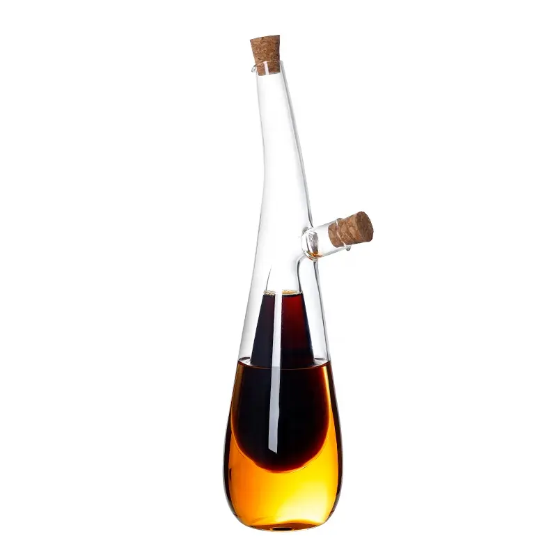 Vidro de óleo para cozinha, mais novo recipiente de vidro borosilicate para uso doméstico, garrafa de óleo de vidro personalizado